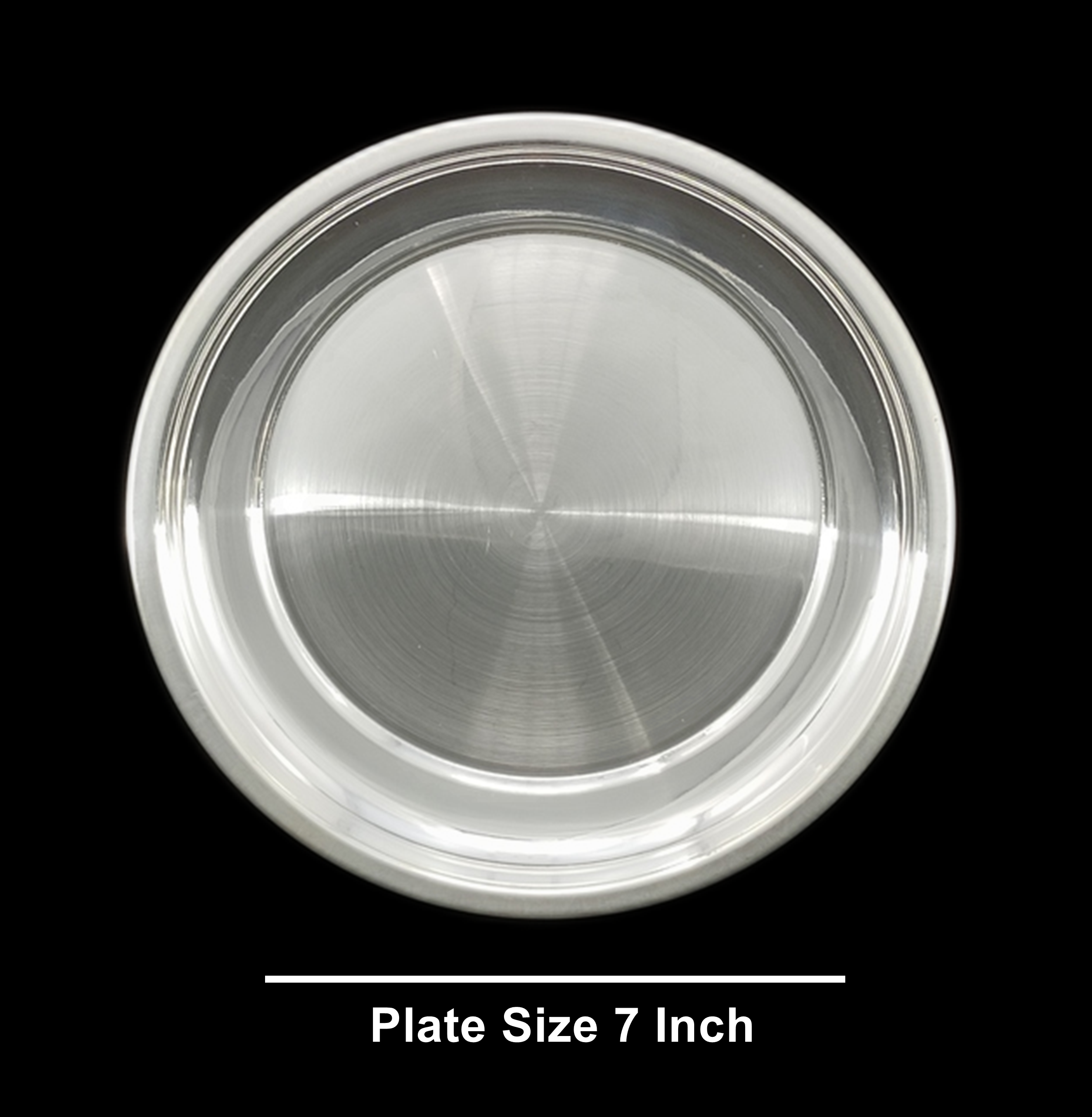 BENGALEN Silver Plated Pooja Thali Set 7 Inch Plate Bowl Kumkum Holder Agarbatti Stand Kalash Palli Diya Puja Decorative for Home Mandir Office Wedding Return Gift Items