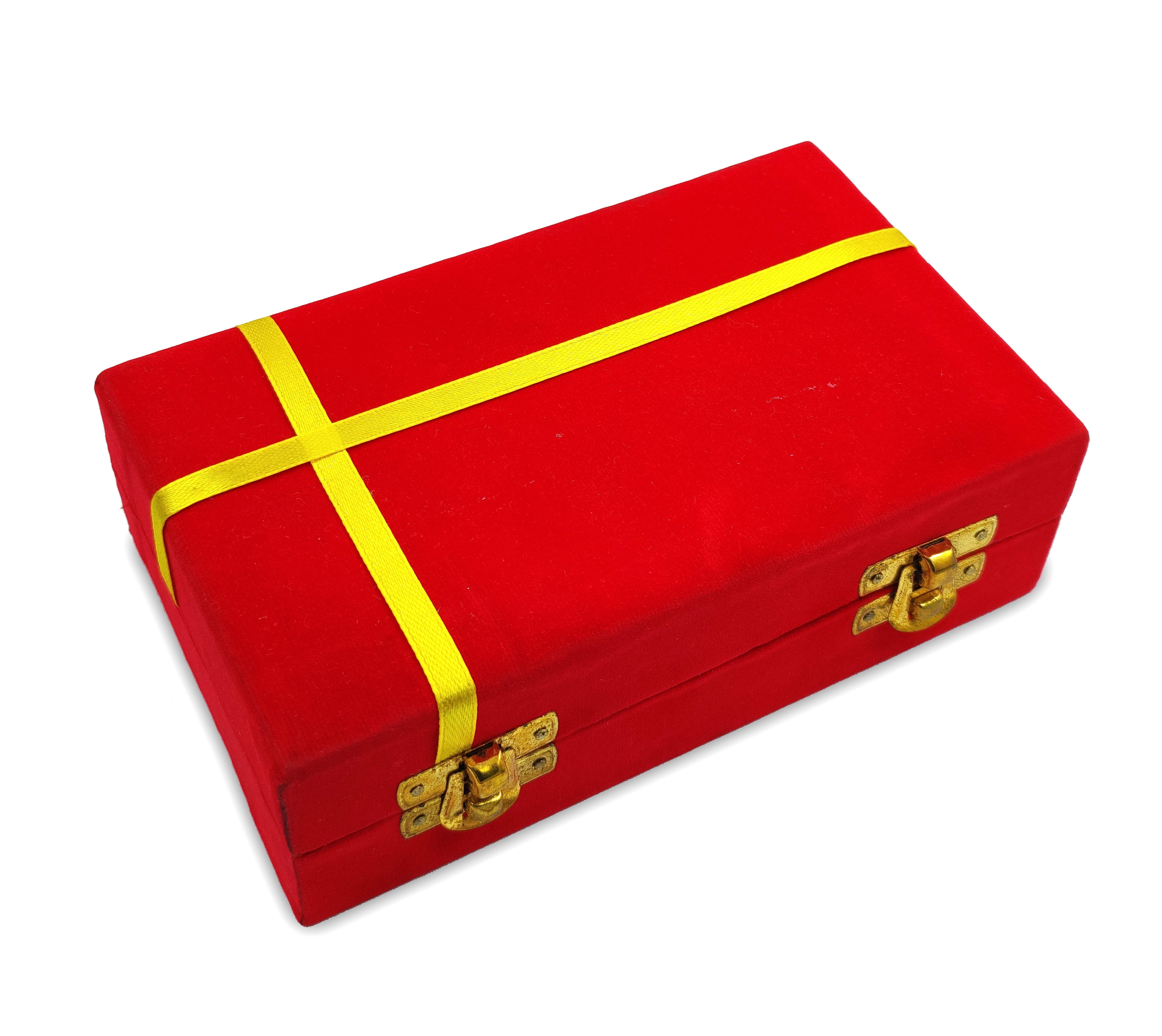 BENGALEN Silver Plated Small Pyali Diya Set of 2 with Red Velvet Gift Box