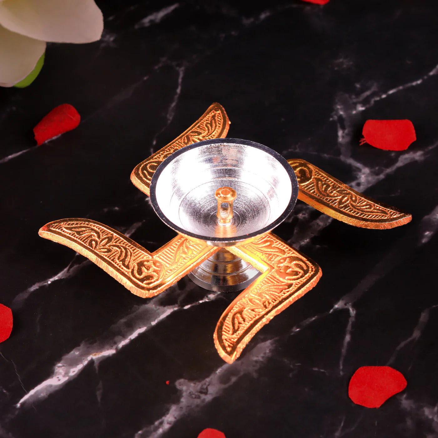 Brass Swastik Diya Regular price Rs. 399.00