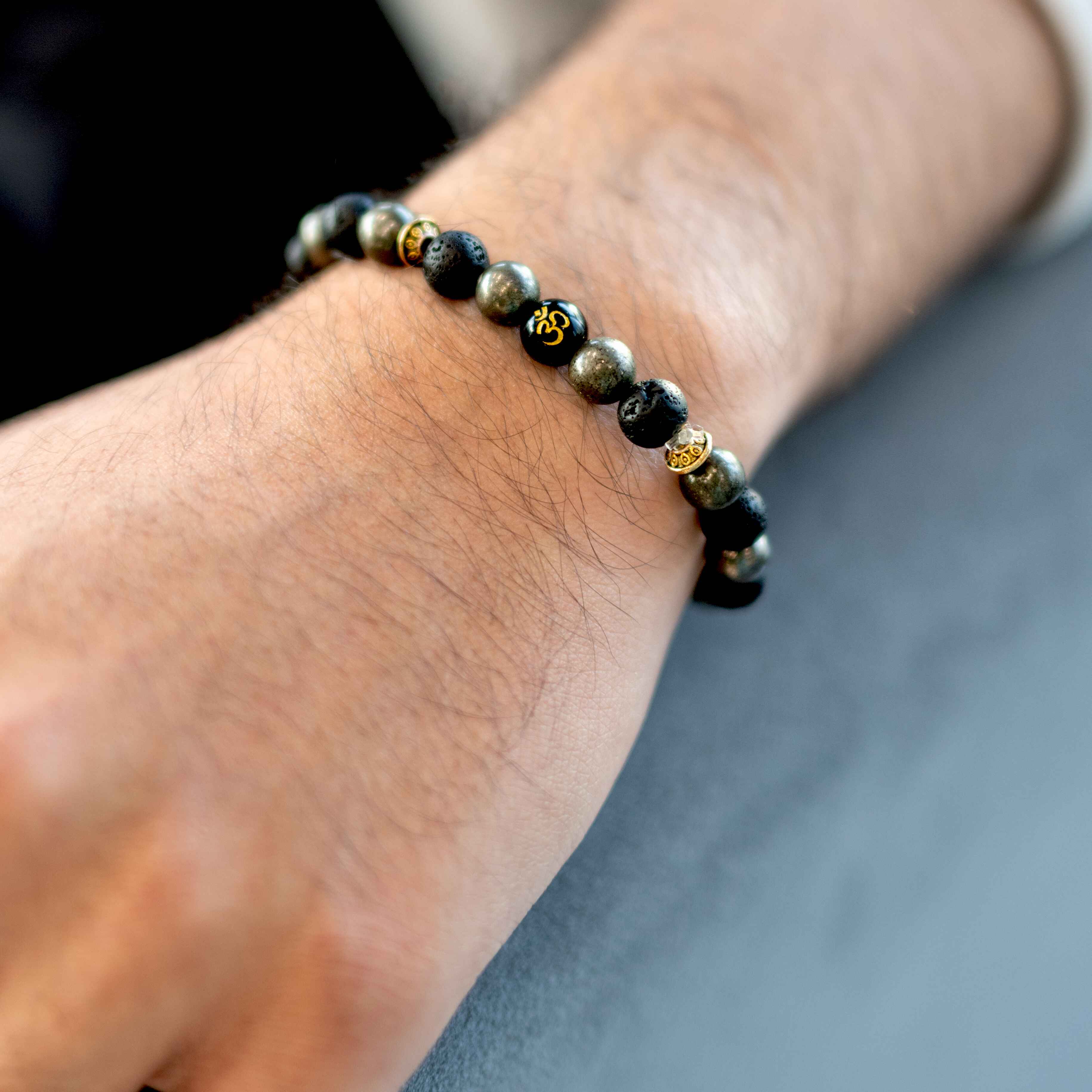 Dhan OM Pyrite Bracelet