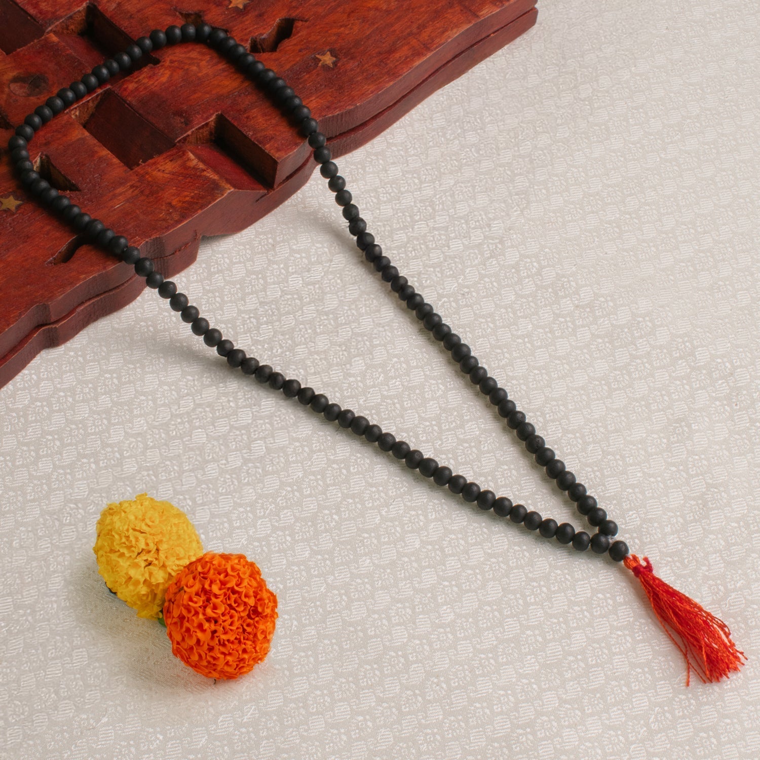 Karungali Malai 6mm – 108+1 Beads (Original Ebony Wood)